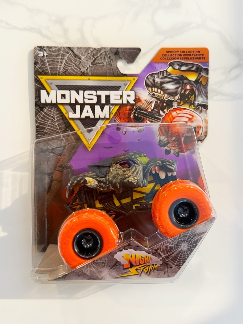 Monster Jam Night Storm 🔥 2026 Spooky Collection Halloween Rare Sealed New